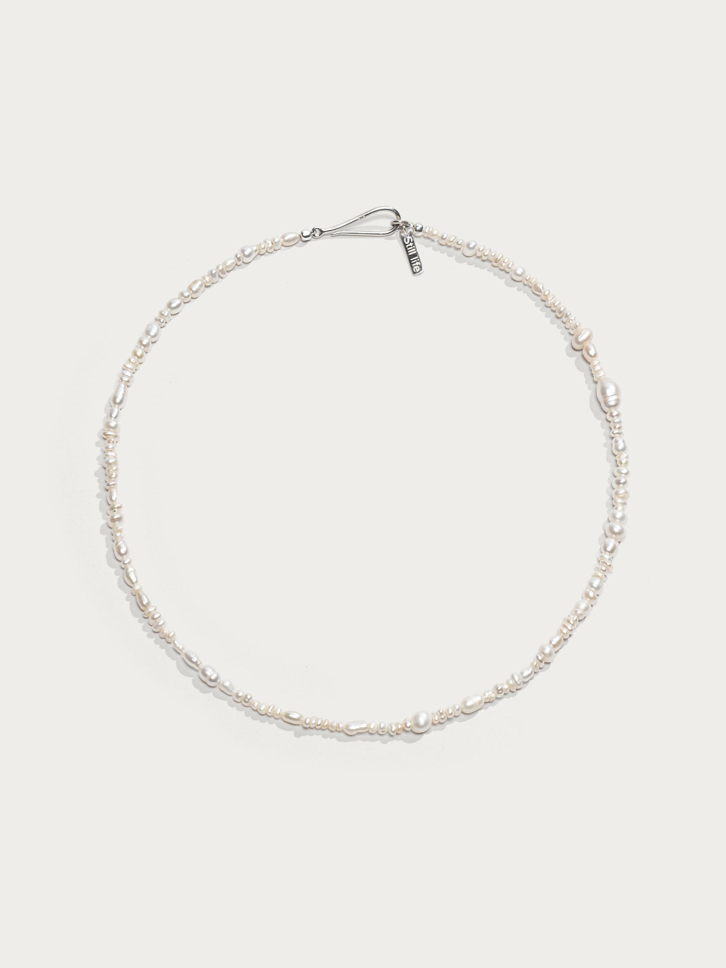 Freshwater Pearl Line Necklace