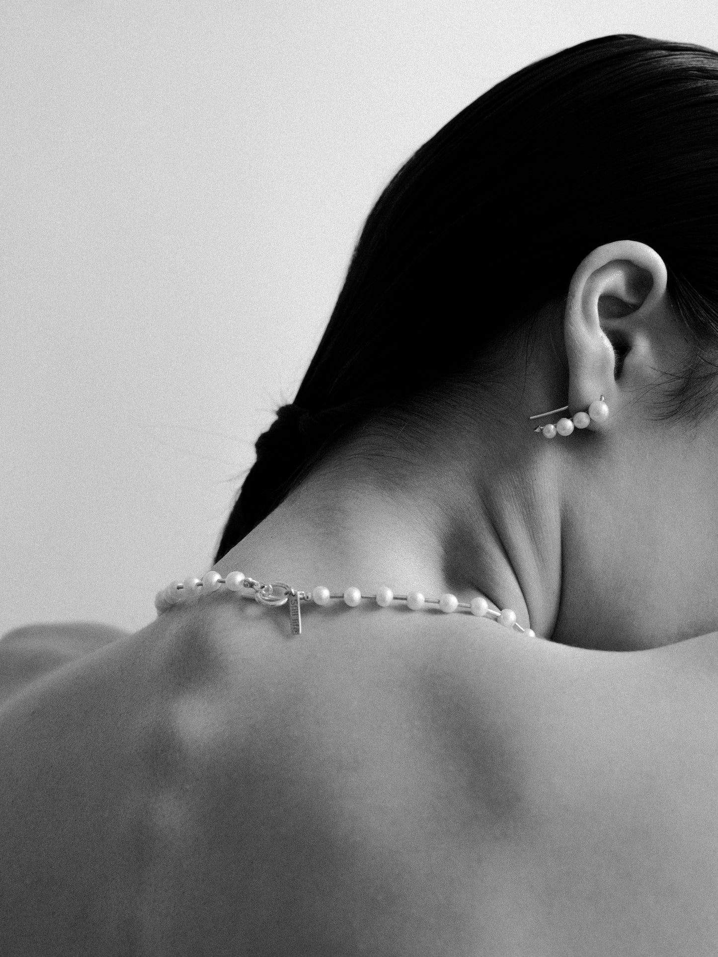 Pearl Croissant Ear Cuffs