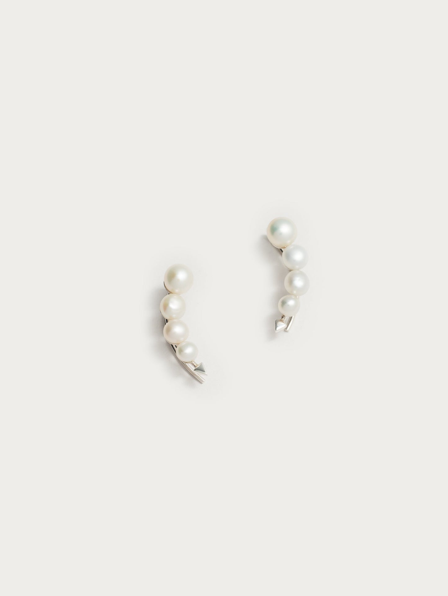 Pearl Croissant Ear Cuffs