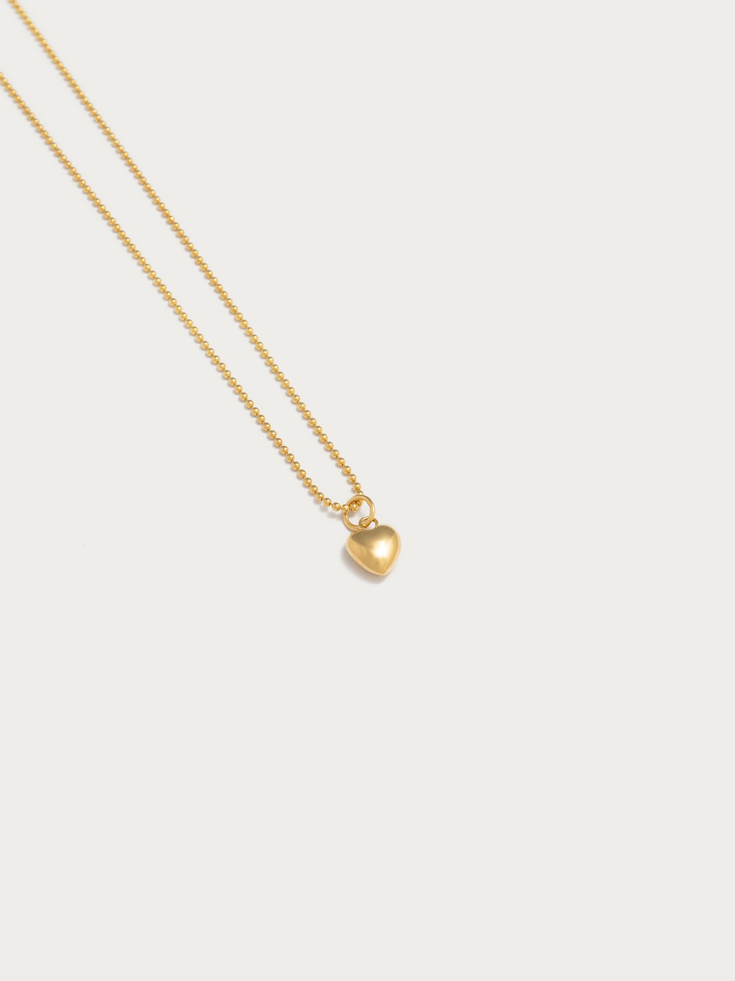 Small Gold Heart Necklace