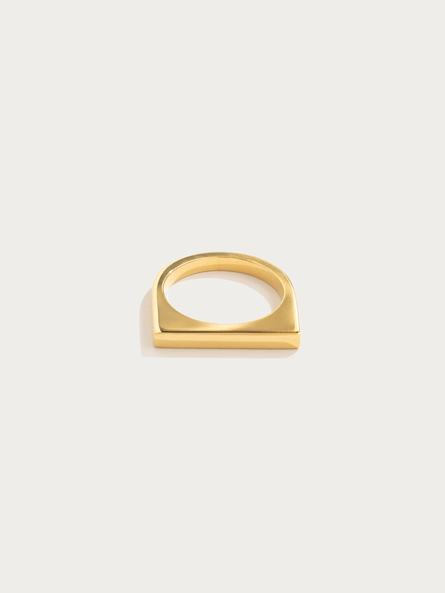 60% OFF Gold Narrow Signet ring LAST PIECE