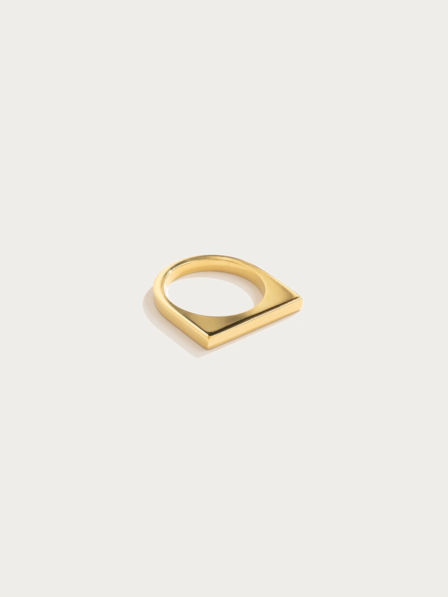 60% OFF Gold Narrow Signet ring LAST PIECE