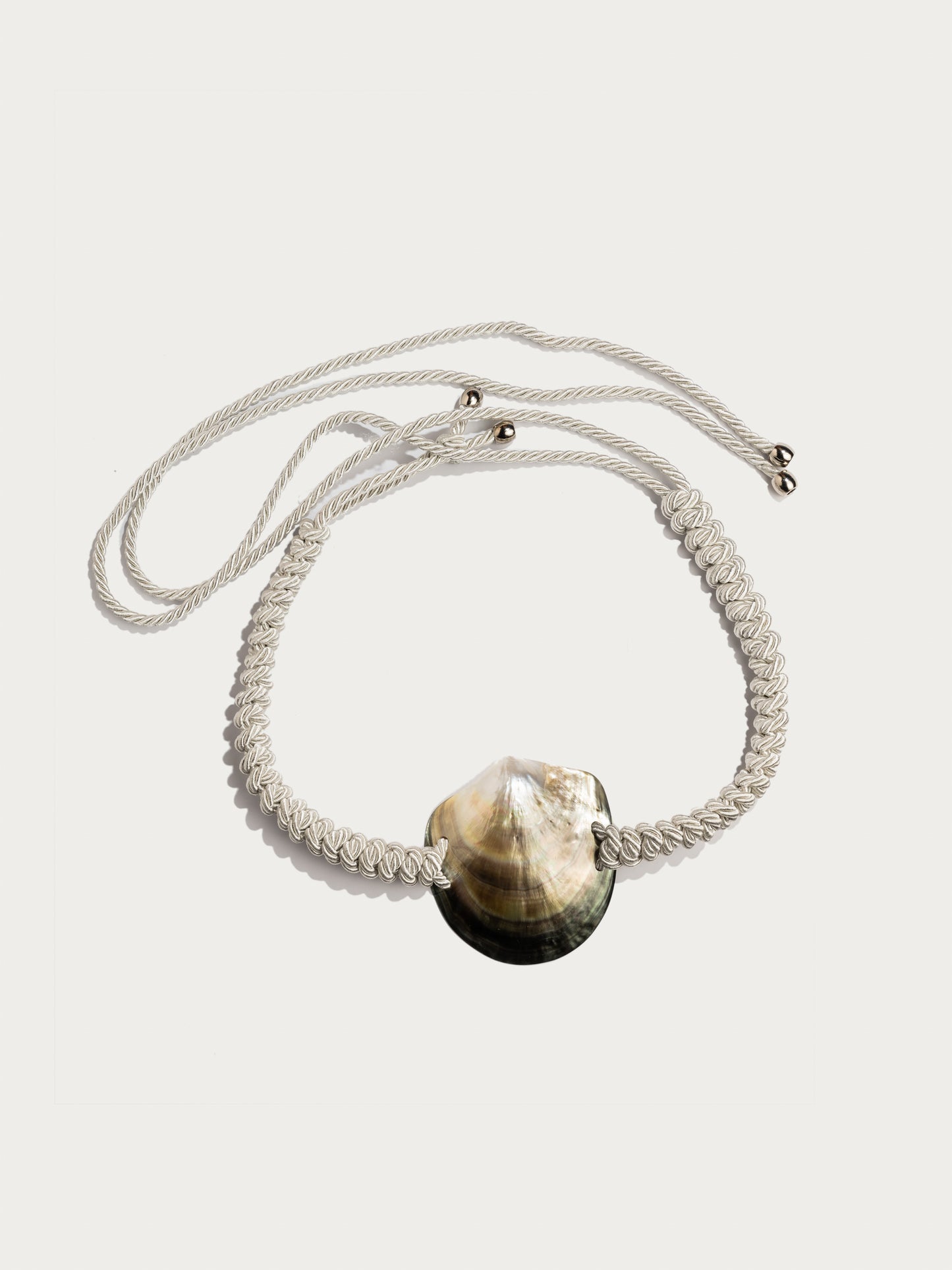 Shell Belt - White Mist