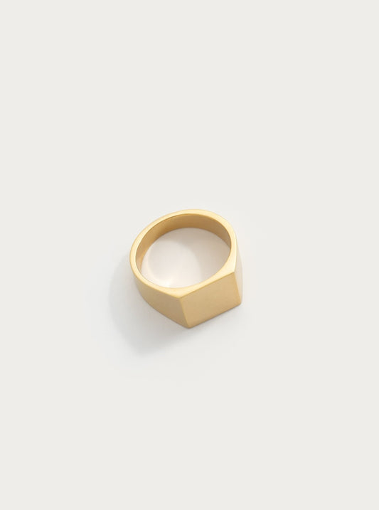 50 % OFF Gold Signet Ring