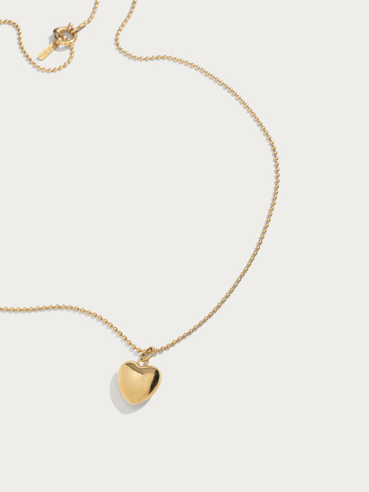 50% OFF Big Golden Heart Necklace LAST PIECE