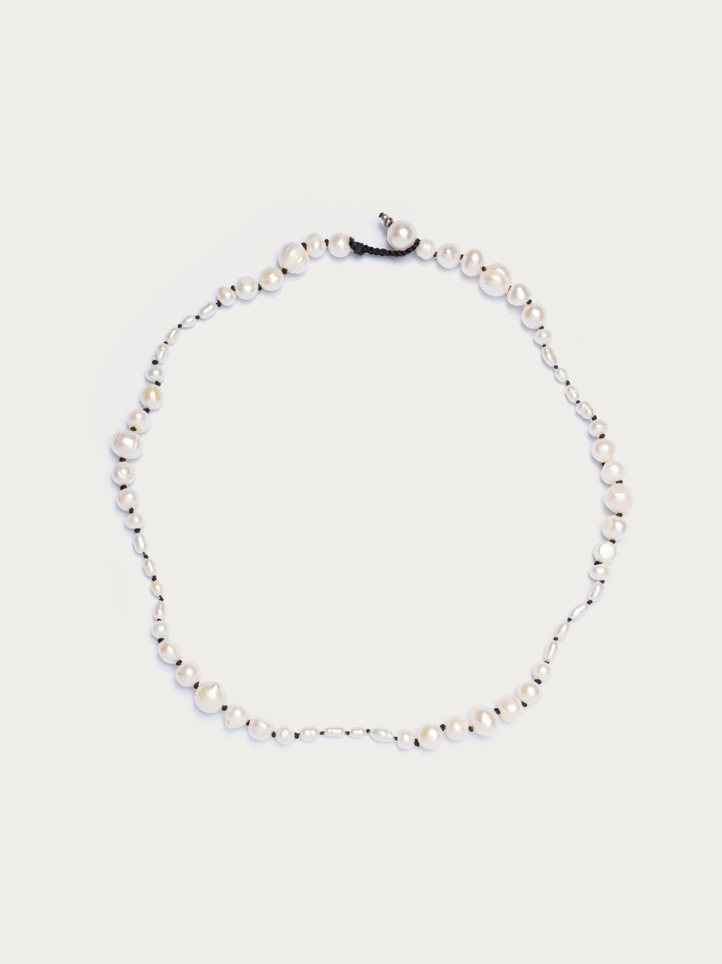 Freshwater Pearl Necklace - Black