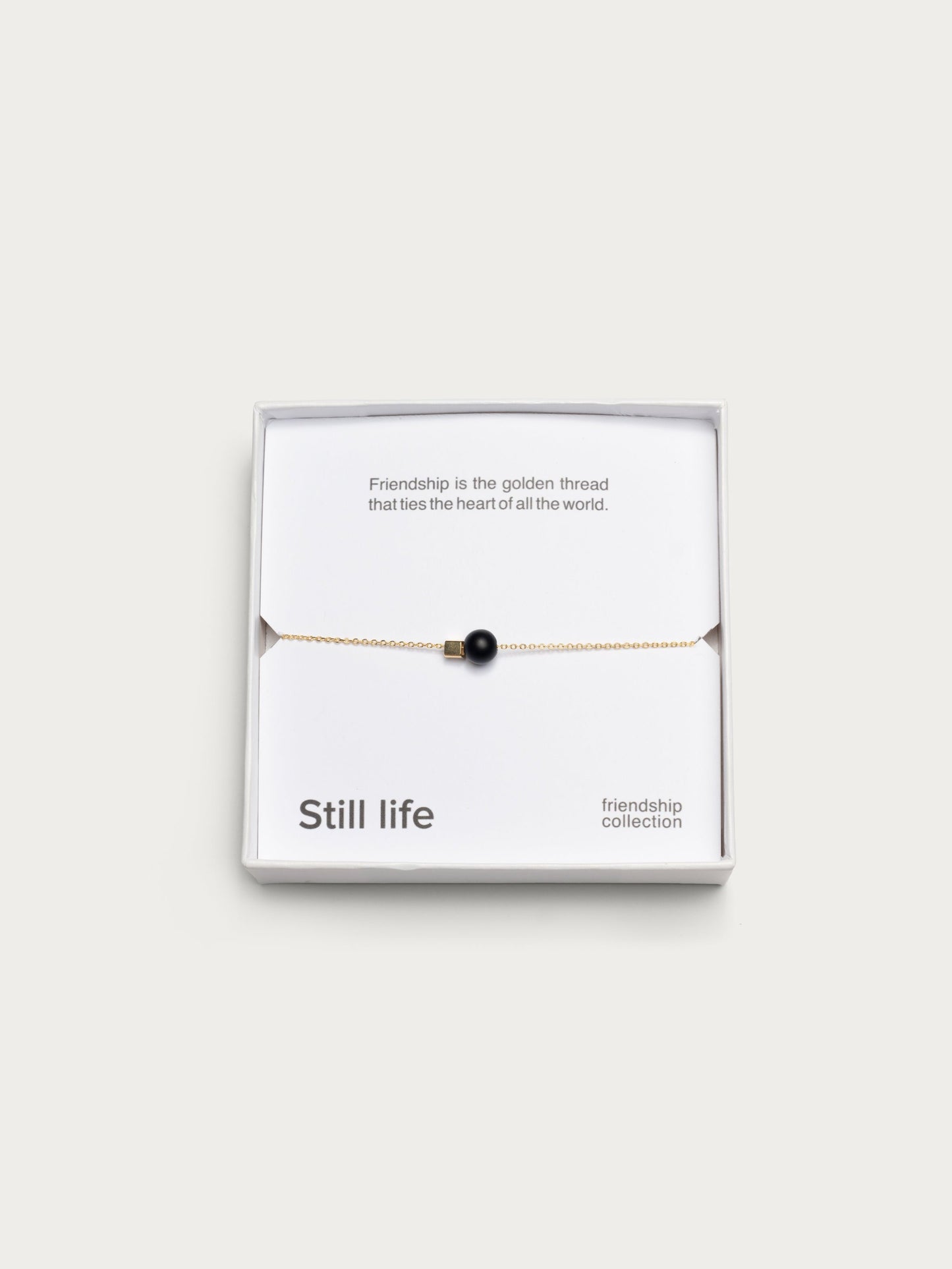 Dainty Black Agate Bracelet
