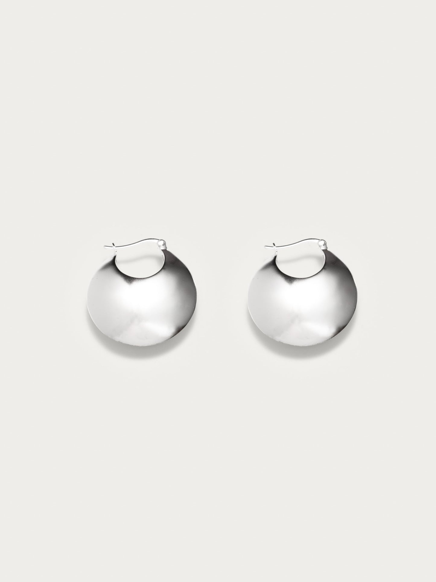 Puffy Basket Hoops Silver