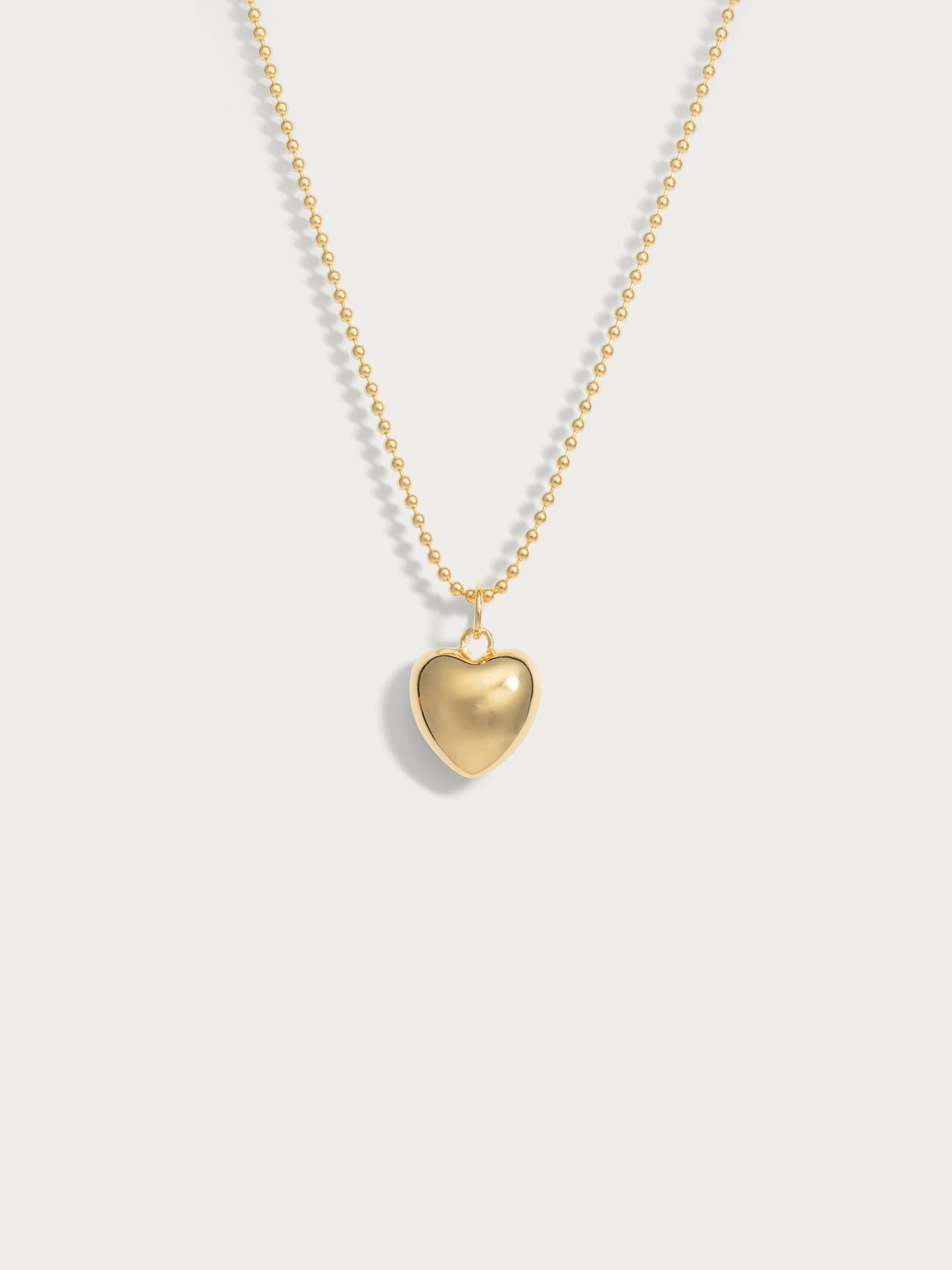 Big Golden Heart Necklace LAST PIECE