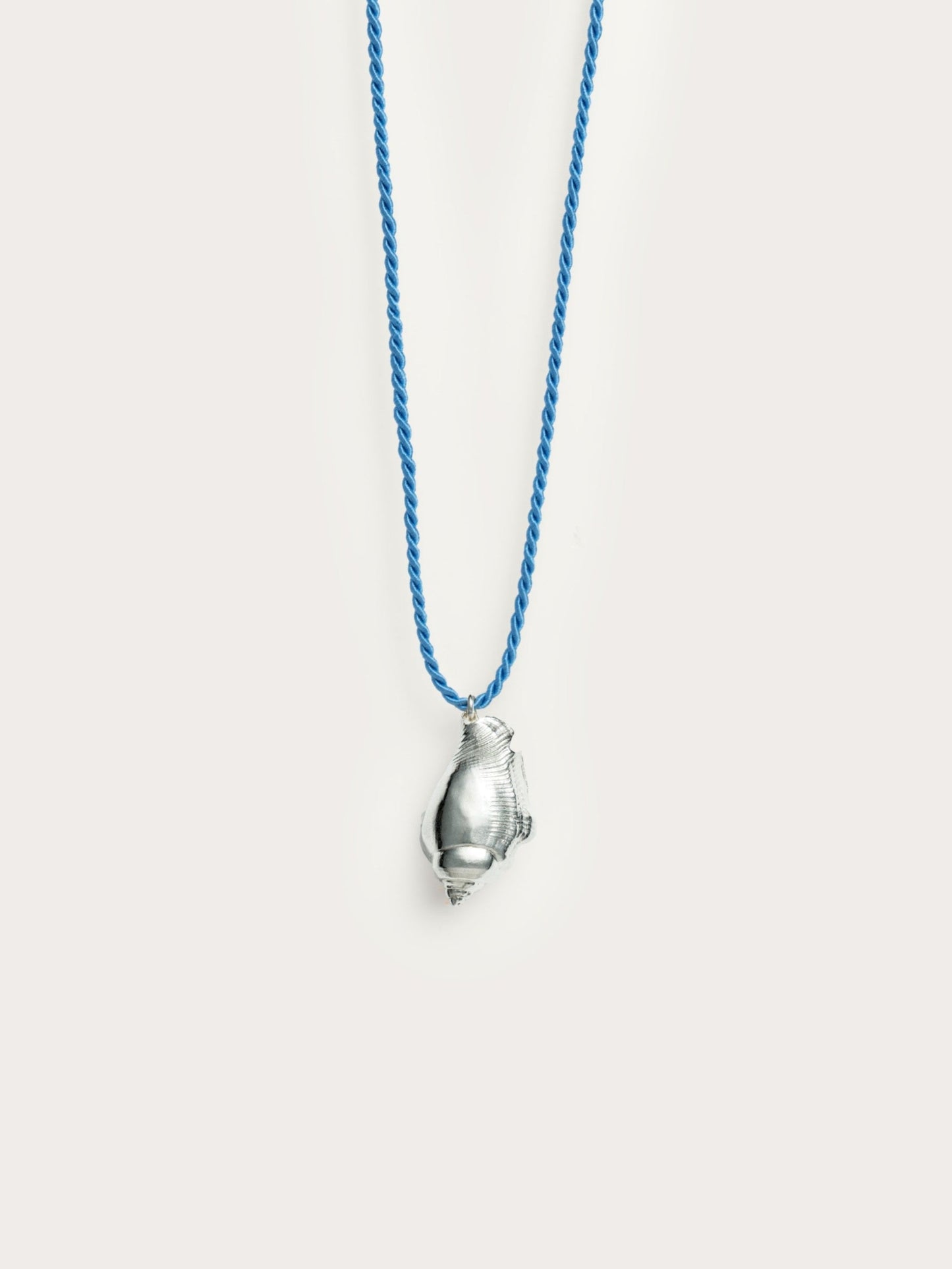 Atoll Conch Shell Blue Silver