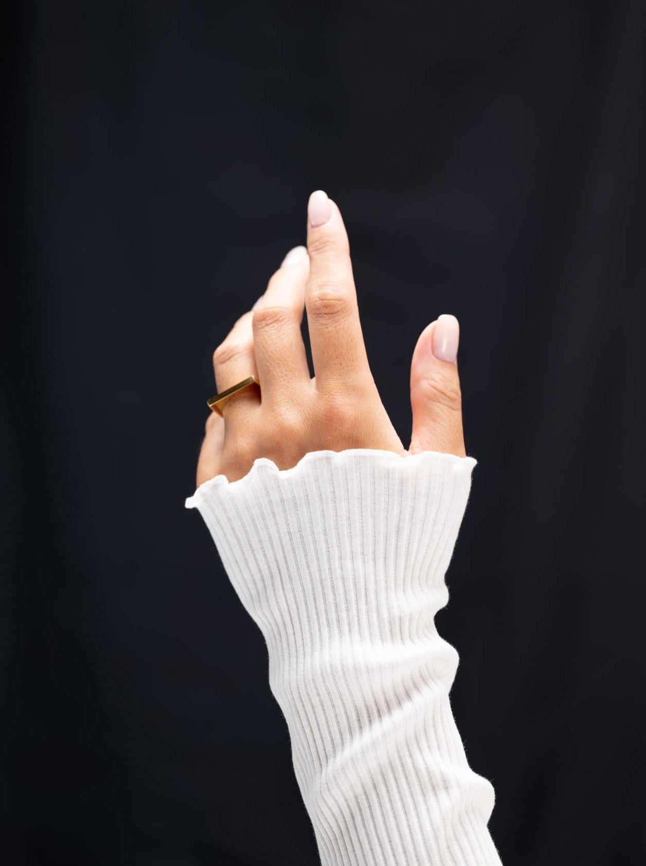 60% OFF Gold Narrow Signet ring LAST PIECE