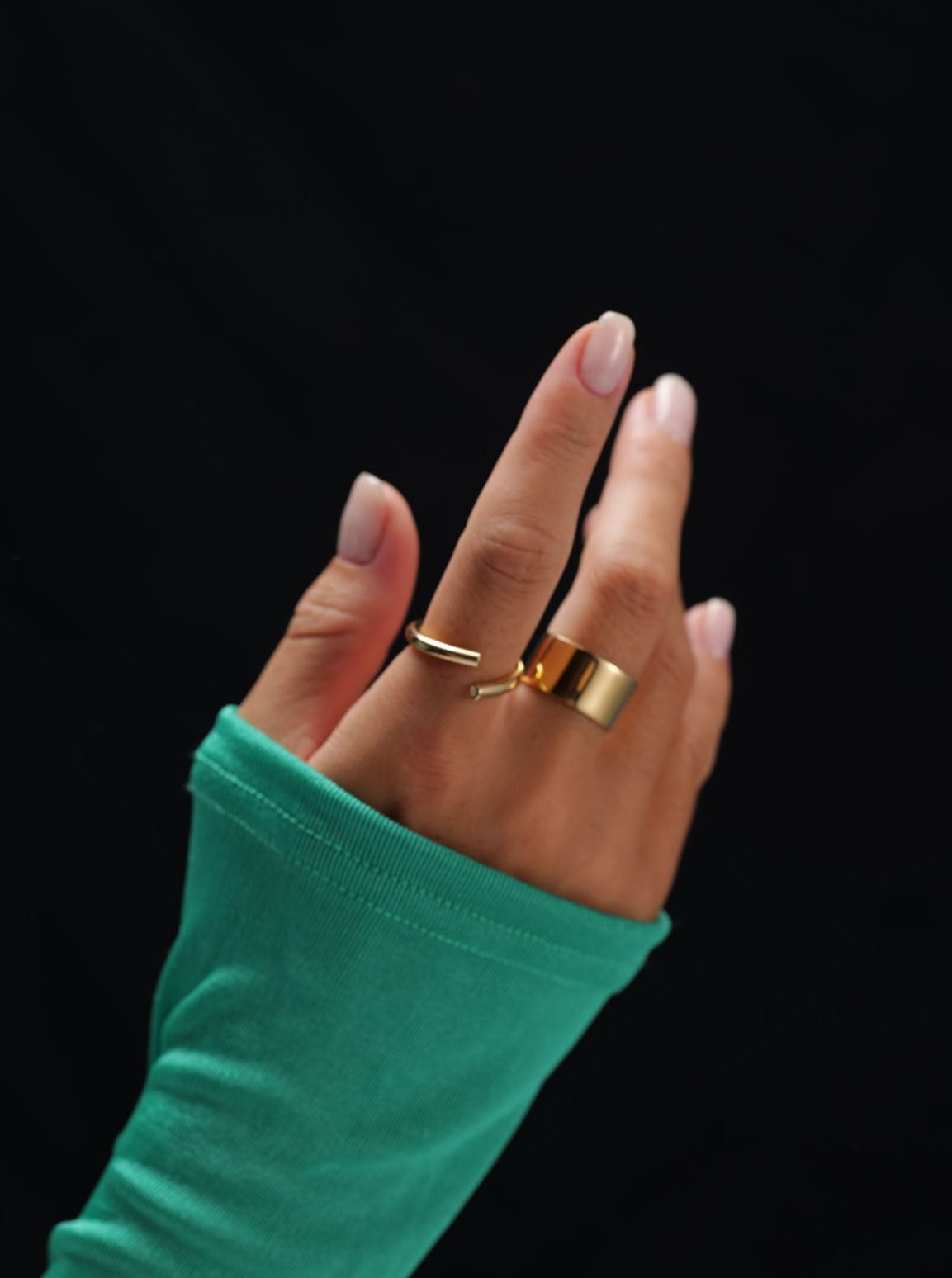 STEM RING GOLD