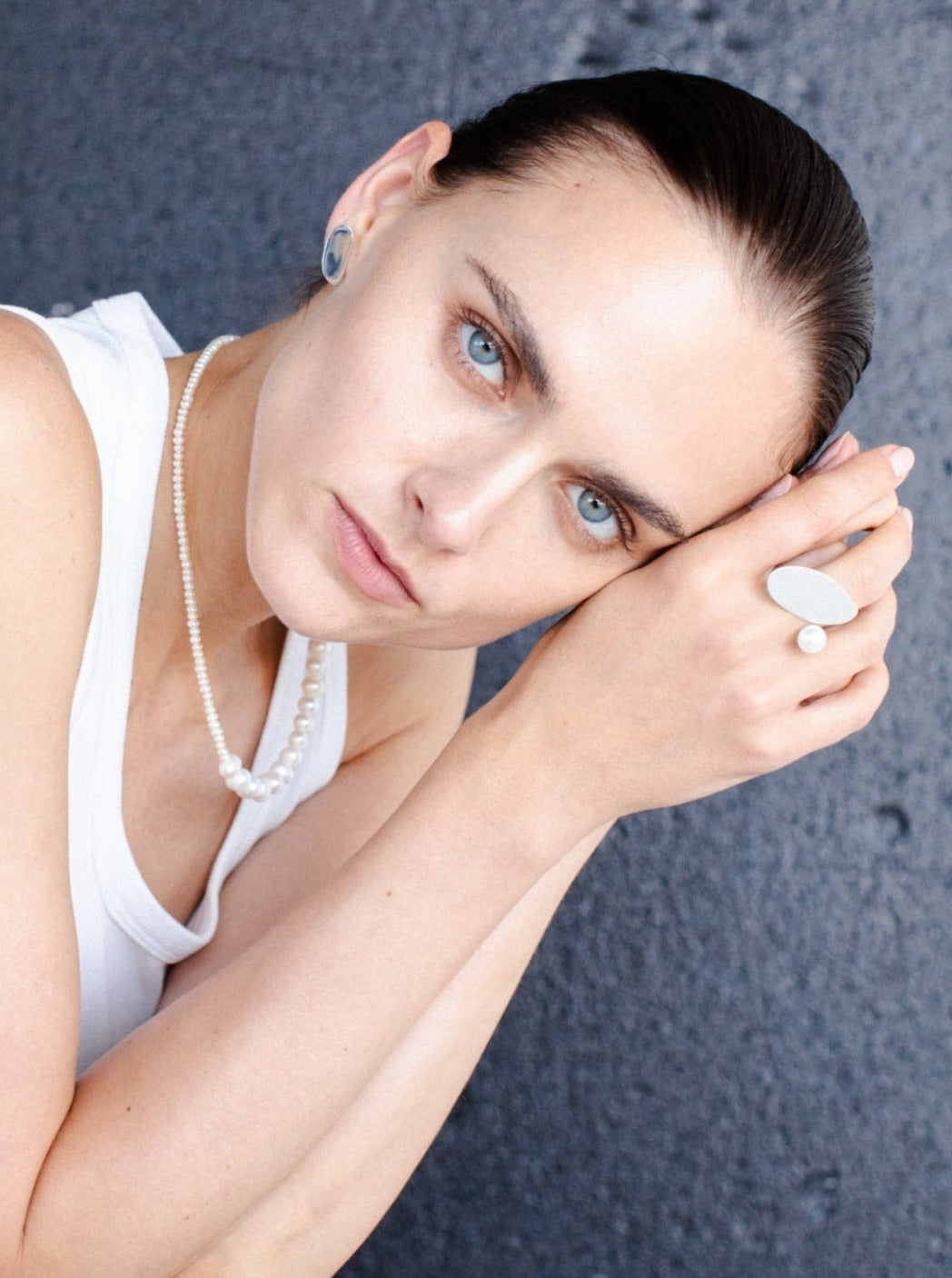 small boulder earrings