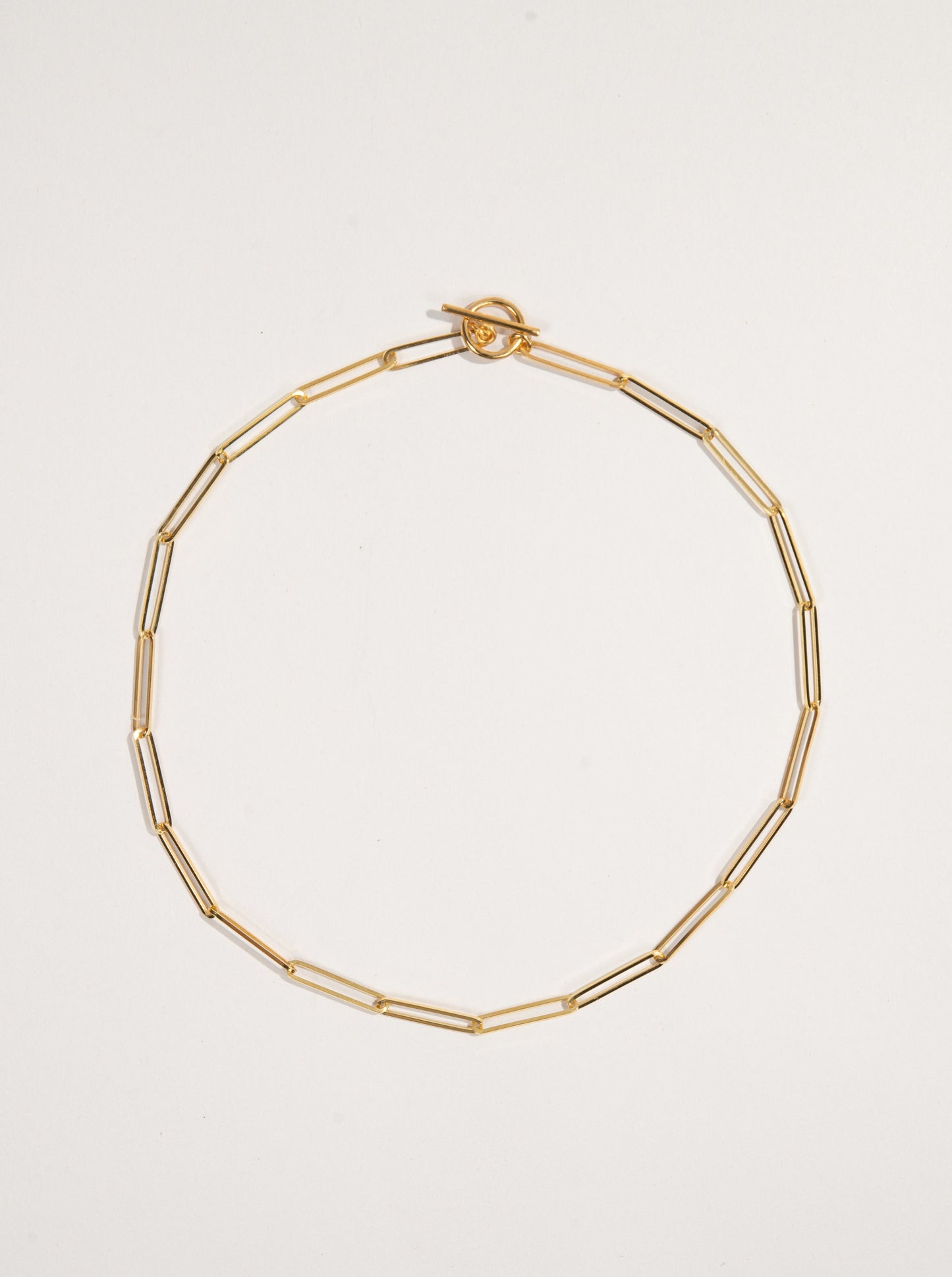 paperclip pozlaceny nahrdelnik cajn chain gold zlaty
