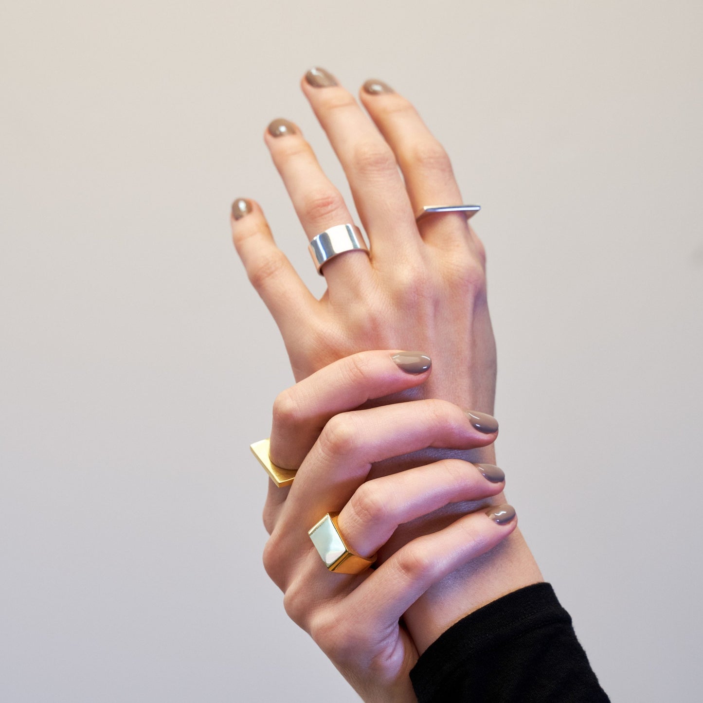 60% OFF Gold Narrow Signet ring LAST PIECE