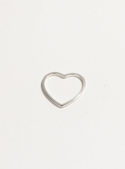 Ring in shape of a heart 