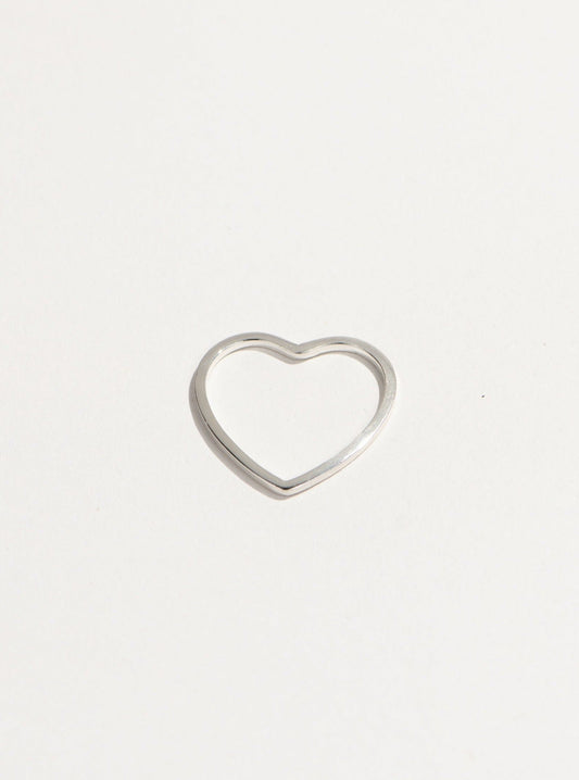 Ring in shape of a heart 