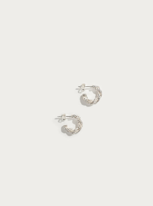 Twisted Rope Earrings Small