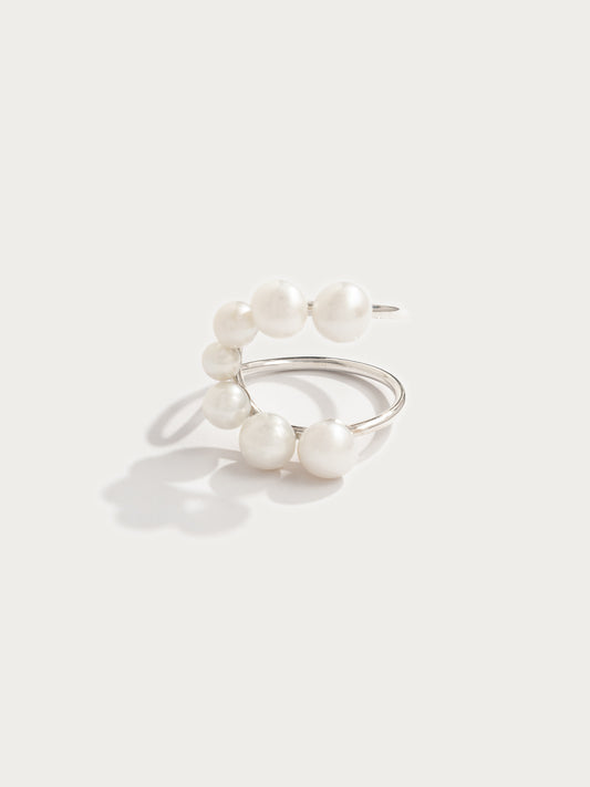 Pearl Curve Ring