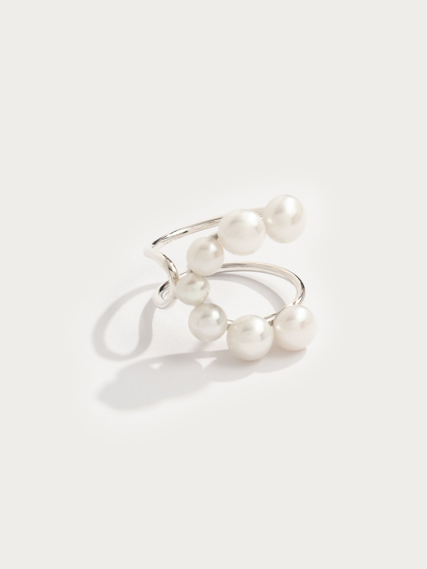 Pearl Curve Ring