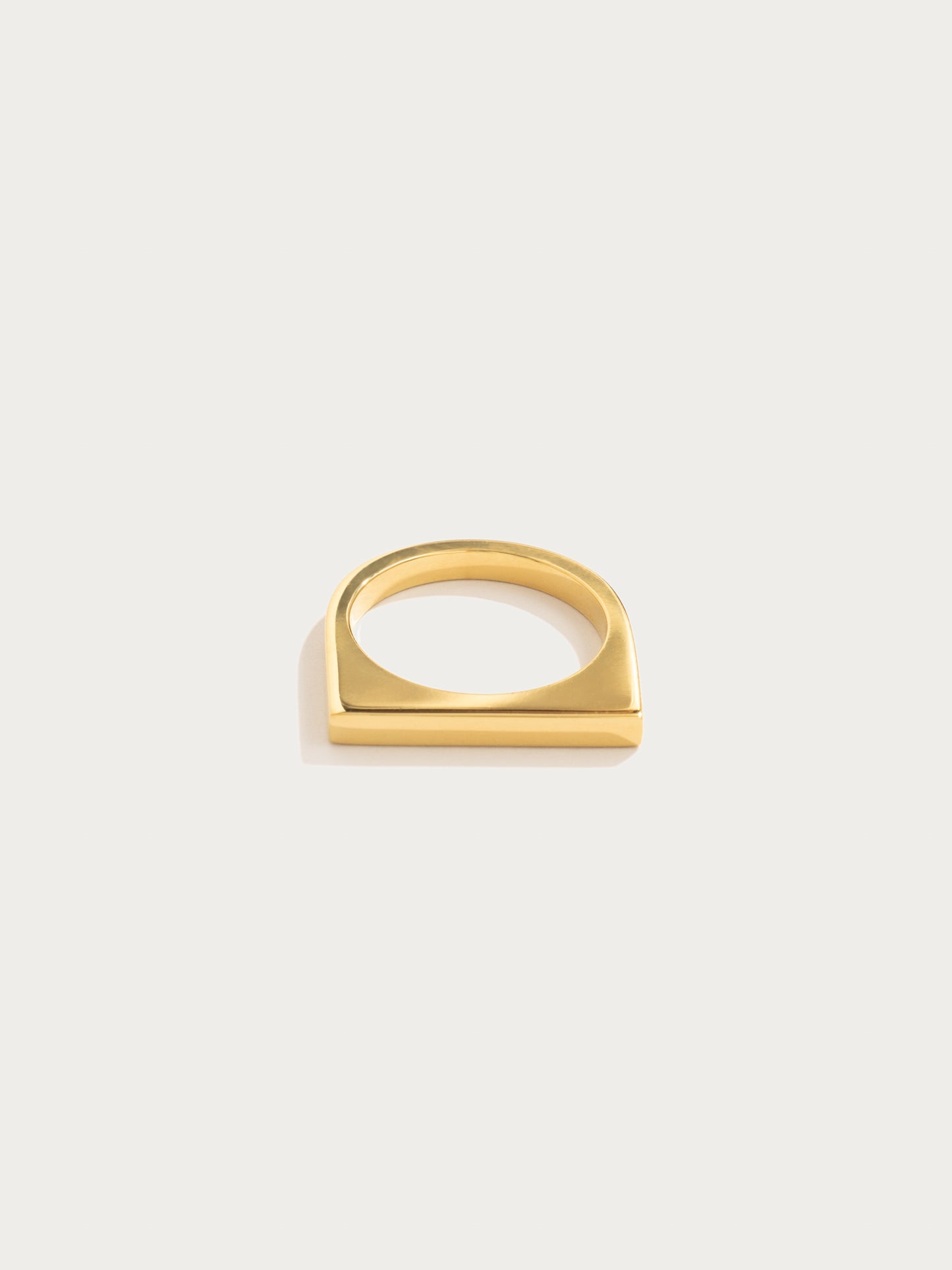 50% OFF Gold Narrow Signet ring
