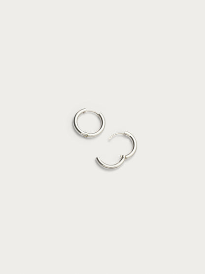 Circle hoop earrings