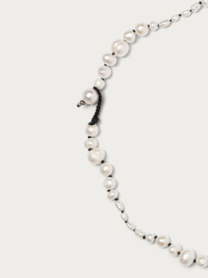 Freshwater Pearl Necklace - Black