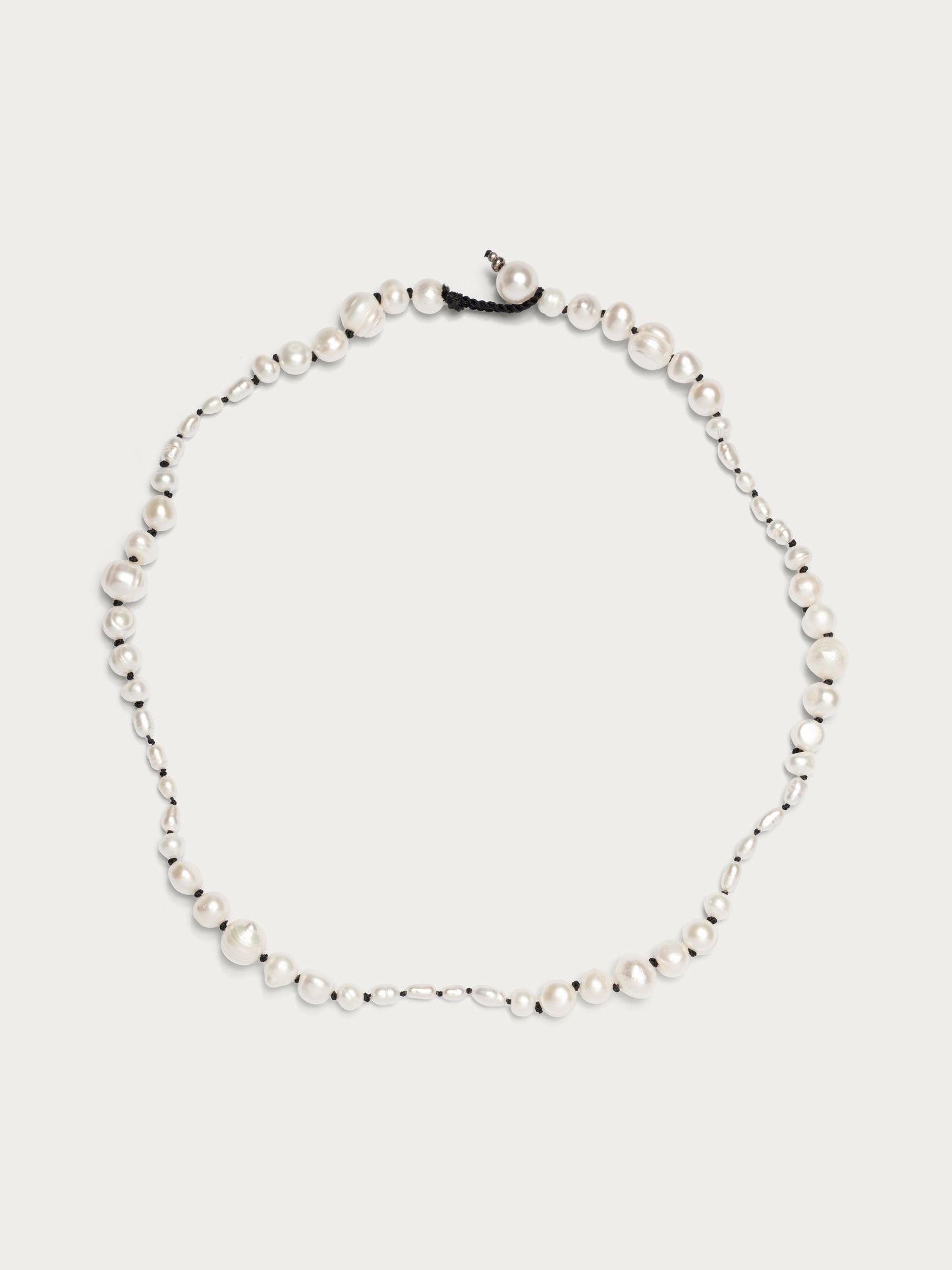 Freshwater Pearl Necklace - Black