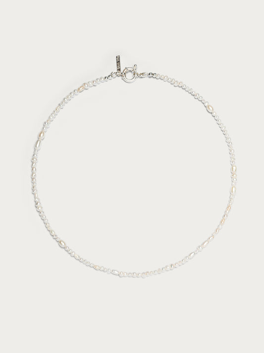 Freshwater Pearl Line Necklace