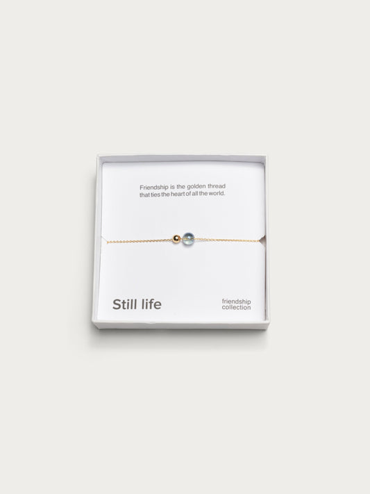 Dainty Blue Quartz Bracelet