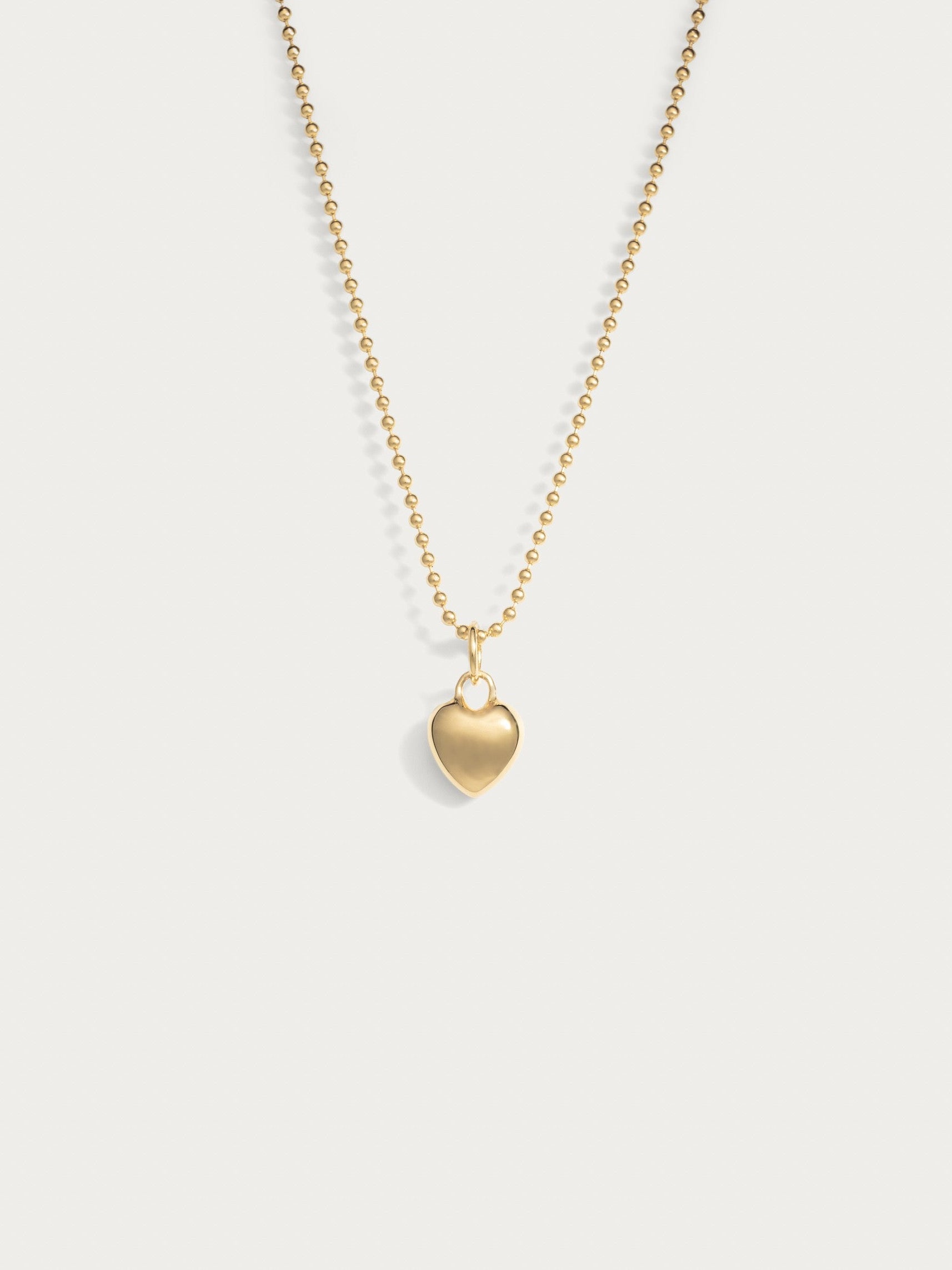 Srdicko na retizku, heart pendant necklace 

