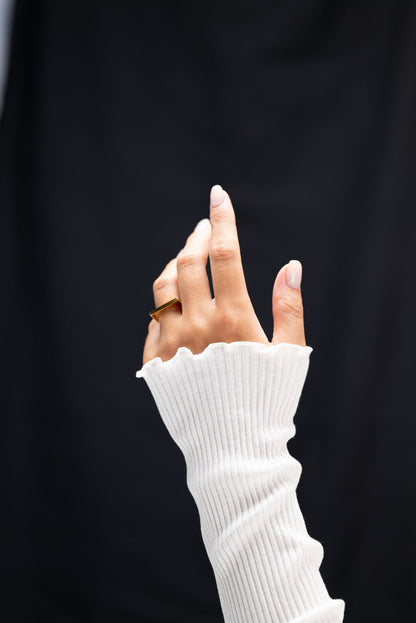50% OFF Silver Stem Ring
