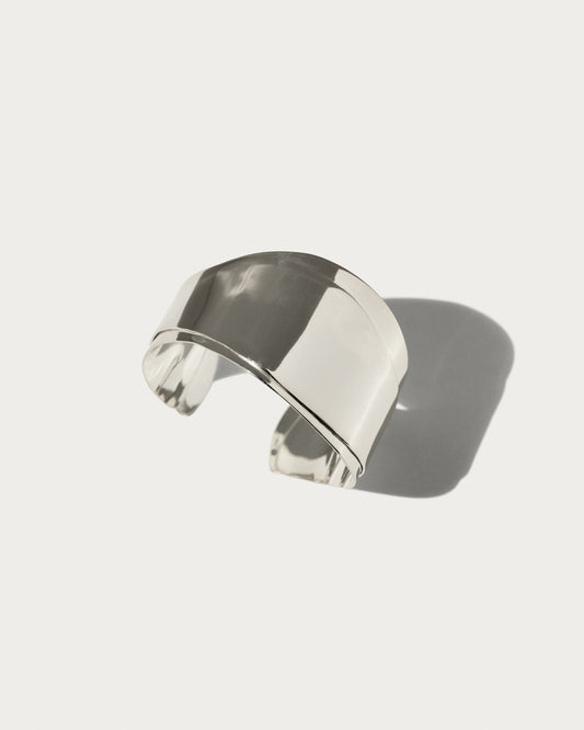 Chunky silver bracelet 