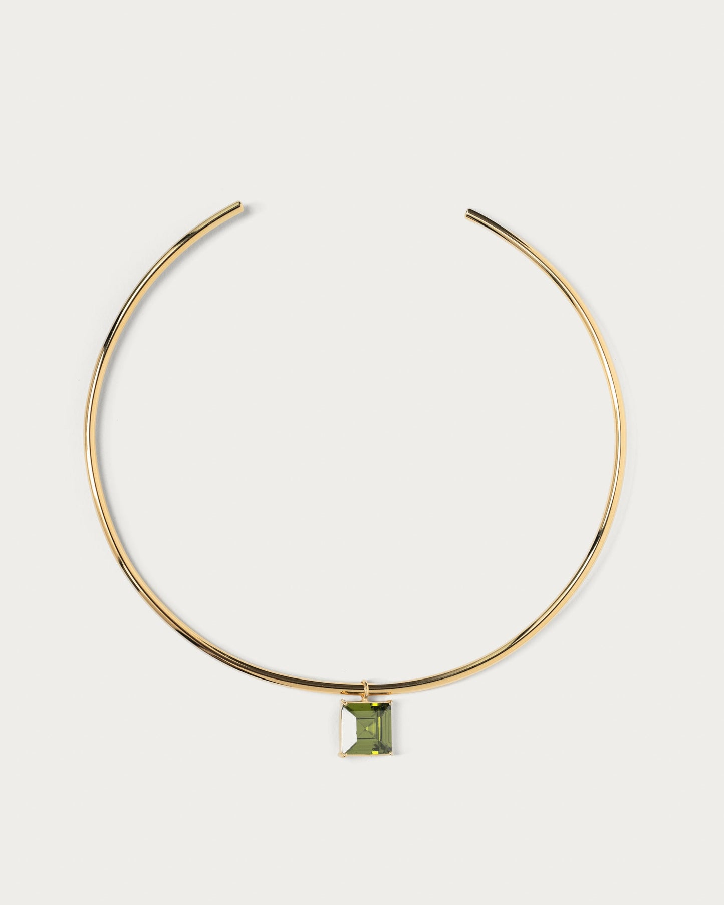 Solitaire Peridot Choker MADE TO ORDER