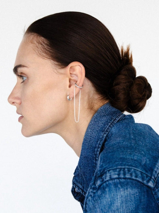 Ear cuff with box Chain