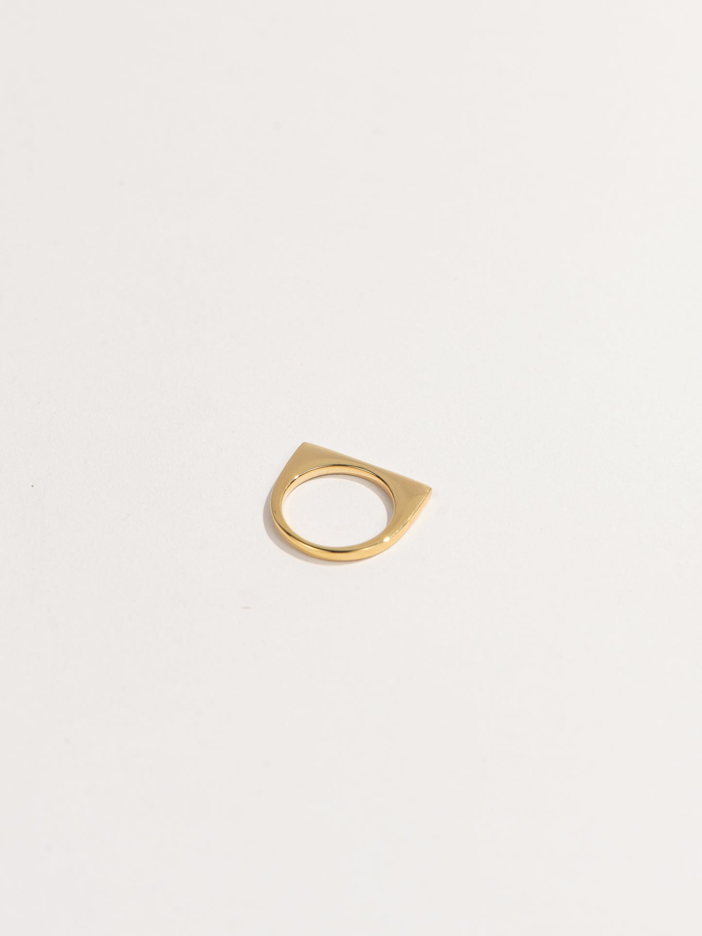 Gold Narrow Signet ring