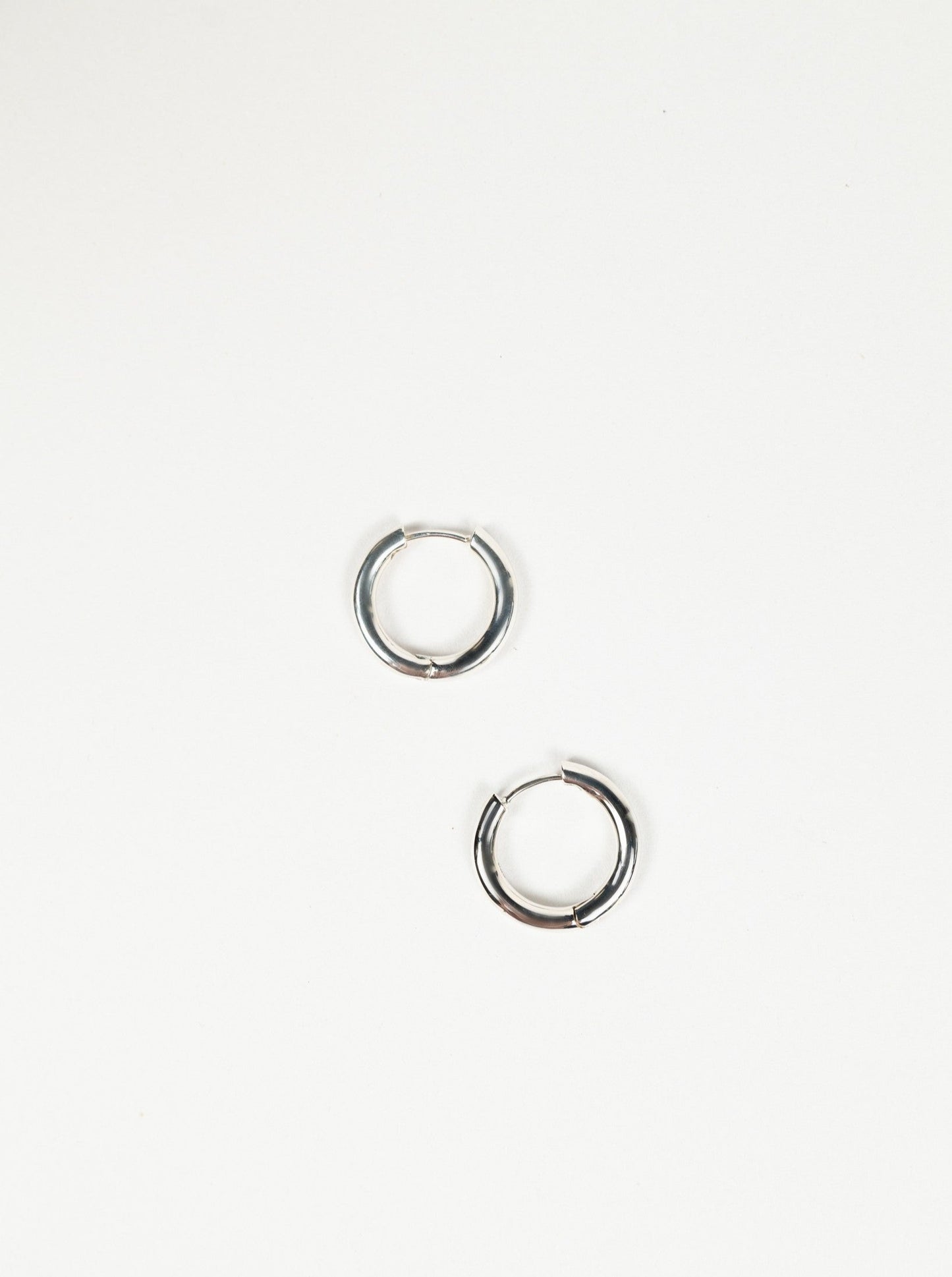 Circle hoop earrings