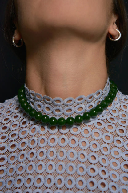 Green Agate Choker