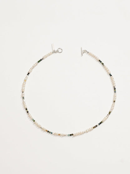 Le Petit Pearl Necklace with Quartz 